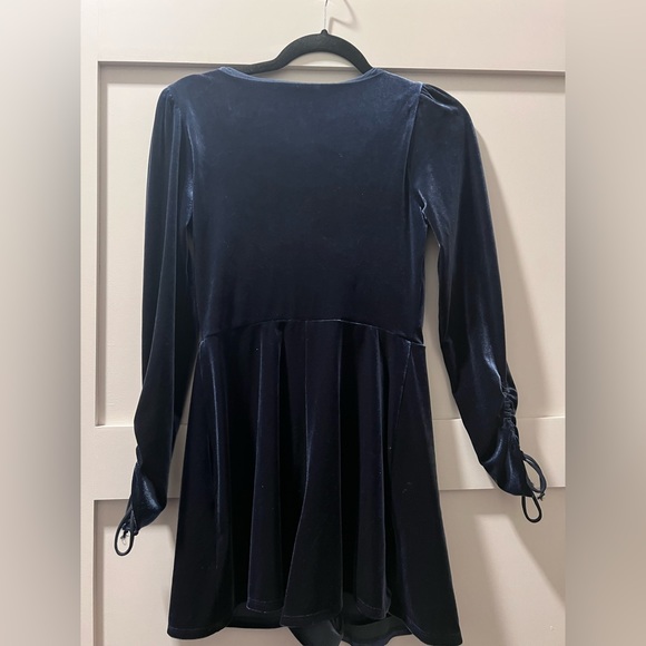 Navy blue long sleeve urban outfitters romper/dress - Picture 3 of 5